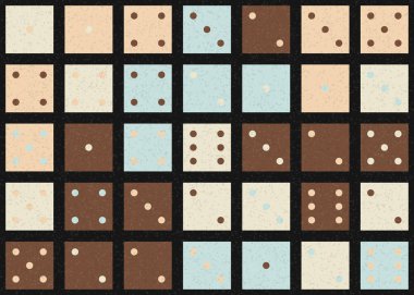 Soyut Geometrik Desen üretken hesaplama sanatı çizimi