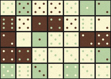 Soyut Geometrik Desen üretken hesaplama sanatı çizimi