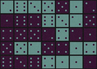 Soyut Geometrik Desen, üretken hesaplama sanatı çizimi