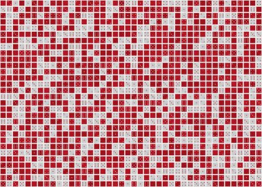 Soyut Geometrik Desen üretken hesaplama sanatı çizimi