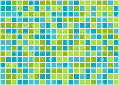 Soyut Geometrik Desen üretken hesaplama sanatı çizimi