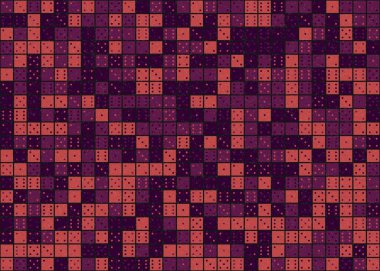 Soyut Geometrik Desen üretken hesaplama sanatı çizimi