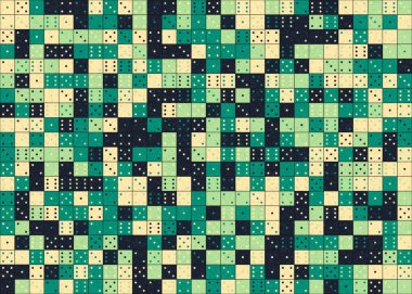 Soyut Geometrik Desen, üretken hesaplama sanatı çizimi