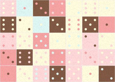 Soyut Geometrik Desen, üretken hesaplama sanatı çizimi