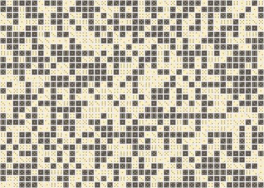 Soyut Geometrik Desen, üretken hesaplama sanatı çizimi