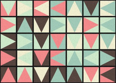 Soyut Geometrik Desen üretken hesaplama sanatı çizimi