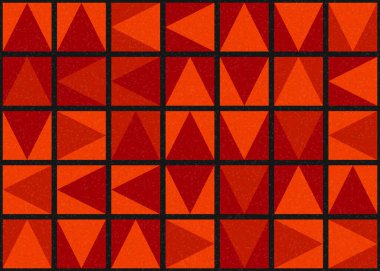 Soyut Geometrik Desen üretken hesaplama sanatı çizimi