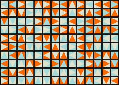 Soyut Geometrik Desen üretken hesaplama sanatı çizimi