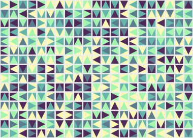 Soyut Geometrik Desen üretken hesaplama sanatı çizimi