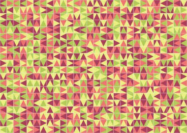 Soyut Geometrik Desen üretken hesaplama sanatı çizimi