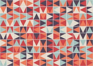 Soyut Geometrik Desen üretken hesaplama sanatı çizimi