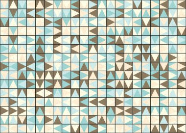 Soyut Geometrik Desen üretken hesaplama sanatı çizimi