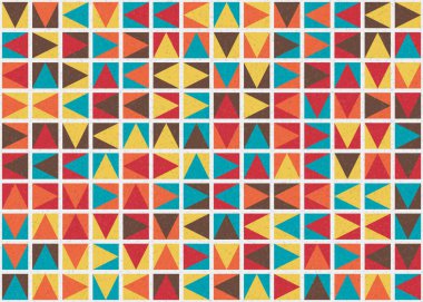 Soyut Geometrik Desen üretken hesaplama sanatı çizimi