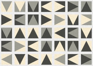 Soyut Geometrik Desen üretken hesaplama sanatı çizimi