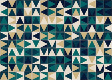 Soyut Geometrik Desen üretken hesaplama sanatı çizimi