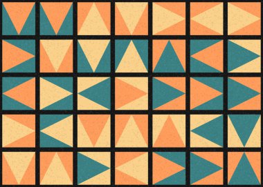 Soyut Geometrik Desen üretken hesaplama sanatı çizimi