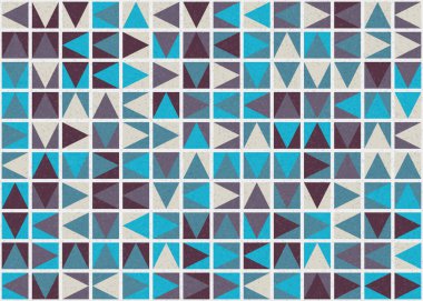 Soyut Geometrik Desen üretken hesaplama sanatı çizimi