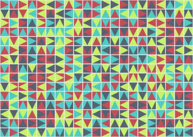 Soyut Geometrik Desen üretken hesaplama sanatı çizimi