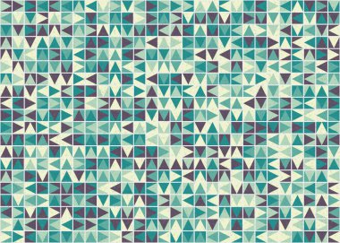 Soyut Geometrik Desen üretken hesaplama sanatı çizimi