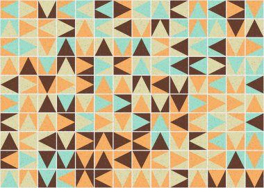 Soyut Geometrik Desen üretken hesaplama sanatı çizimi