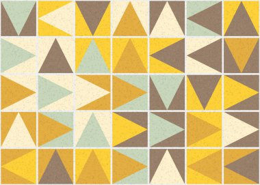 Soyut Geometrik Desen üretken hesaplama sanatı çizimi