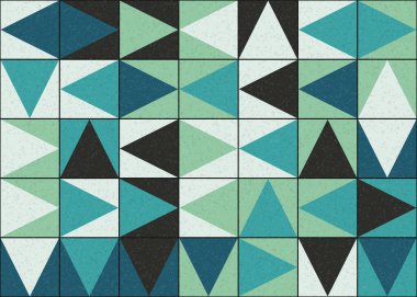 Soyut Geometrik Desen üretken hesaplama sanatı çizimi