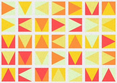 Soyut Geometrik Desen üretken hesaplama sanatı çizimi