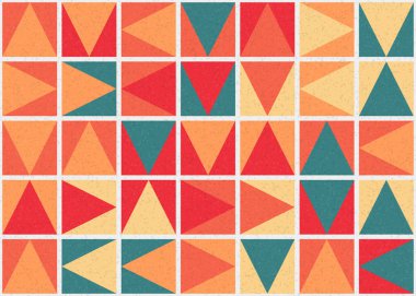 Soyut Geometrik Desen üretken hesaplama sanatı çizimi