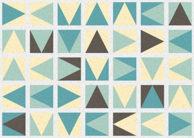 Soyut Geometrik Desen üretken hesaplama sanatı çizimi