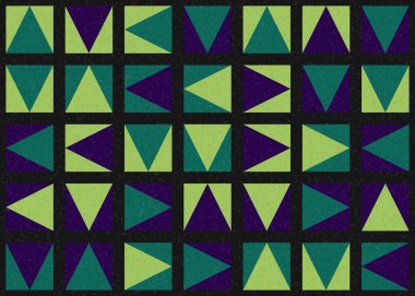 Soyut Geometrik Desen üretken hesaplama sanatı çizimi