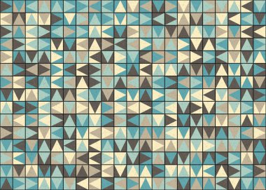 Soyut Geometrik Desen üretken hesaplama sanatı çizimi