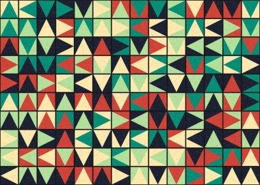 Soyut Geometrik Desen üretken hesaplama sanatı çizimi