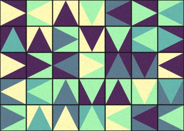 Soyut Geometrik Desen üretken hesaplama sanatı çizimi