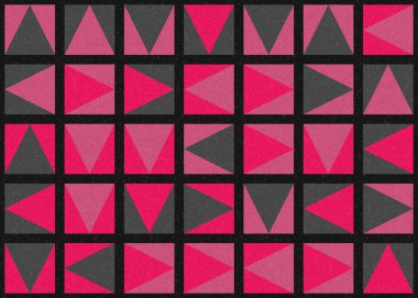 Soyut Geometrik Desen üretken hesaplama sanatı çizimi