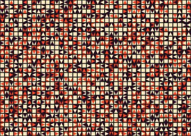 Soyut Geometrik Desen üretken hesaplama sanatı çizimi
