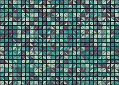 Soyut Geometrik Desen üretken hesaplama sanatı çizimi