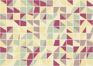 Soyut Geometrik Desen üretken hesaplama sanatı çizimi