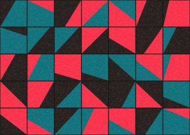 Soyut Geometrik Desen üretken hesaplama sanatı çizimi