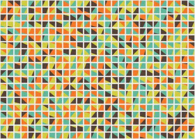 Soyut Geometrik Desen üretken hesaplama sanatı çizimi