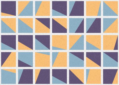 Soyut Geometrik Desen üretken hesaplama sanatı çizimi