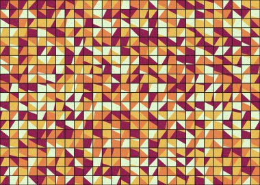 Soyut Geometrik Desen üretken hesaplama sanatı çizimi