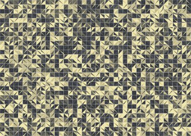 Soyut Geometrik Desen üretken hesaplama sanatı çizimi