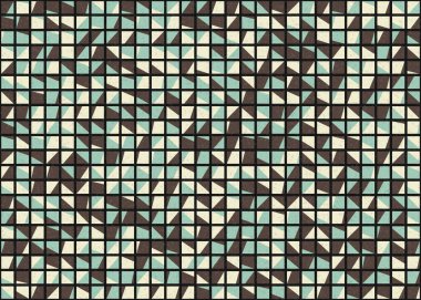 Soyut Geometrik Desen üretken hesaplama sanatı çizimi