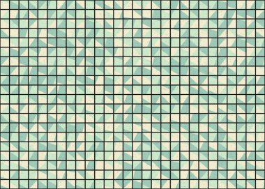 Soyut Geometrik Desen üretken hesaplama sanatı çizimi