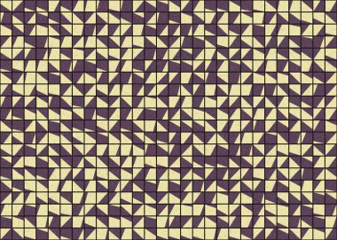 Soyut Geometrik Desen üretken hesaplama sanatı çizimi