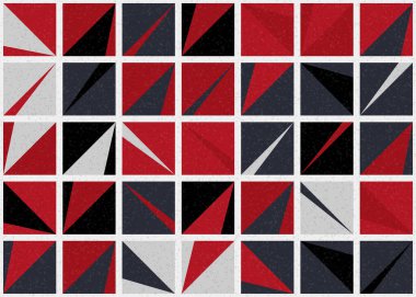 Soyut Geometrik Desen üretken hesaplama sanatı çizimi