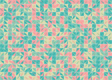 Soyut Geometrik Desen üretken hesaplama sanatı çizimi