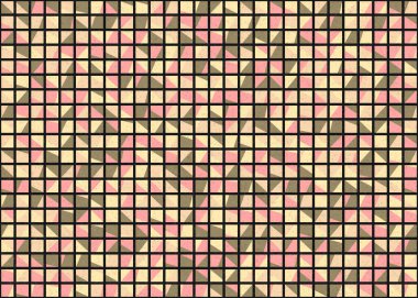 Soyut Geometrik Desen üretken hesaplama sanatı çizimi