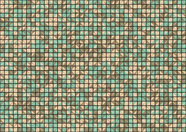 Soyut Geometrik Desen üretken hesaplama sanatı çizimi