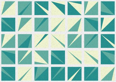 Soyut Geometrik Desen üretken hesaplama sanatı çizimi